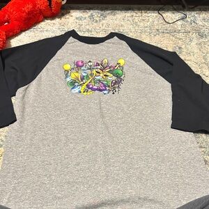 Graphic Raglan Baseball Tee